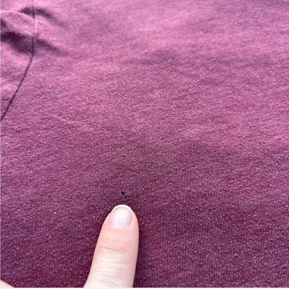 Aeropostale burgundy short sleeve top - Picture 6 of 6